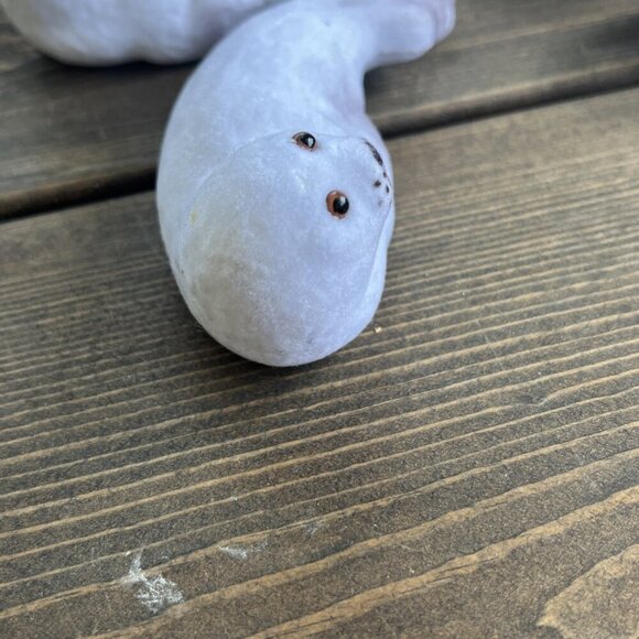 Vintage Flocked Seals White Hong Kong Fuzzy 3.5" figures NOS Decor lot of 15 - Picture 6 of 15